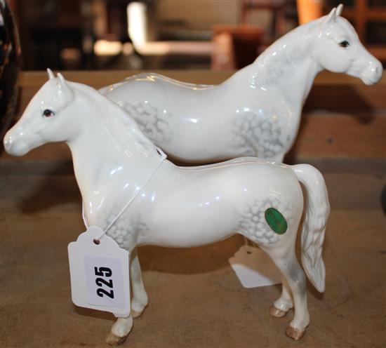 Beswick Connemara and Beswick Welsh mountain pony